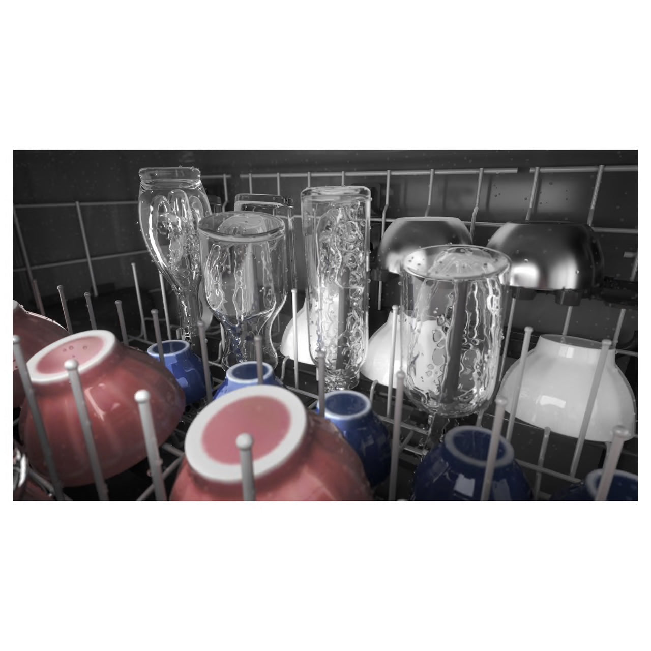 24 in. Built-In Tall Tub Top Control Slate Dishwasher w/3rd Rack, Bottle Jets, 50 dBA
