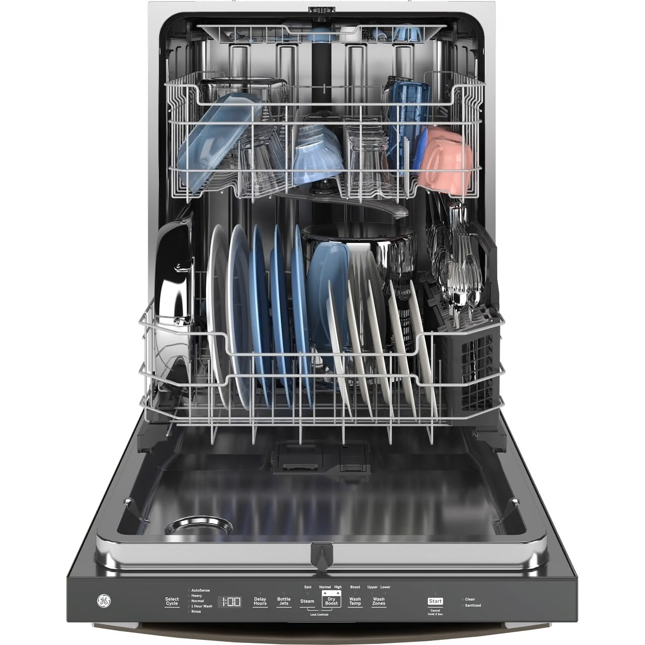 24 in. Slate Top Control Built-In Tall Tub Dishwasher with Dry Boost, 3rd Rack, and 47dBA