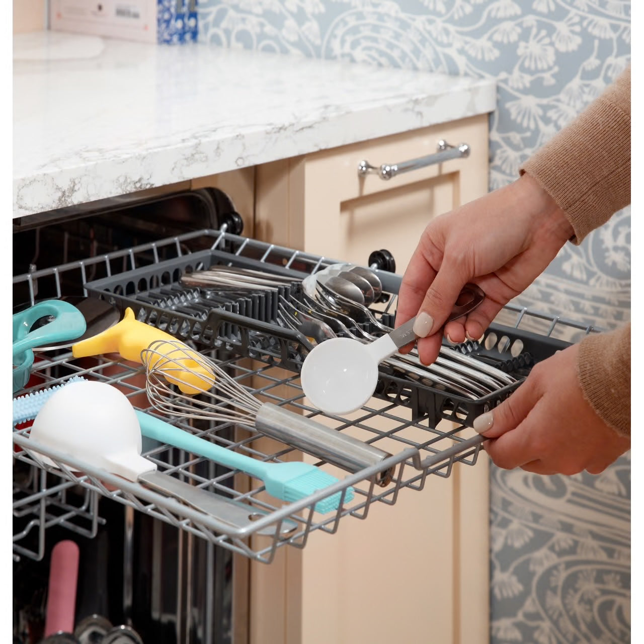 24 in. Fingerprint Resistant Stainless Top Control Built-In Tall Tub Dishwasher with 3rd Rack, Bottle Jets, 45 dBA
