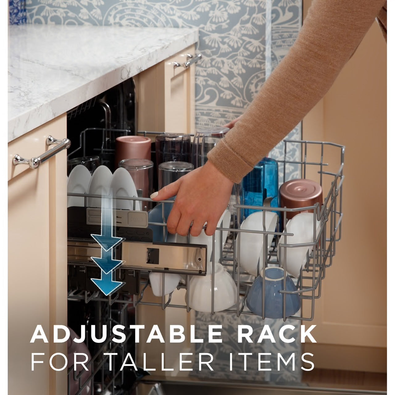 24 in. Fingerprint Resistant Stainless Top Control Built-In Tall Tub Dishwasher with 3rd Rack, Bottle Jets, 45 dBA