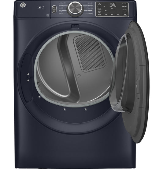 7.8 cu. ft. Smart Front Load Electric Dryer in Sapphire Blue with Sanitize Cycle, ENERGY STAR