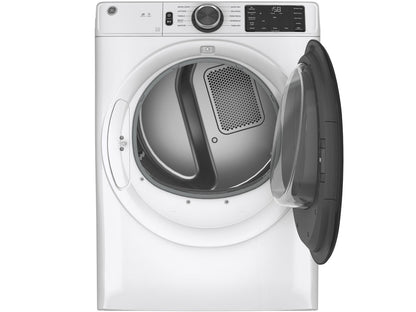 7.8 cu. ft. Smart Front Load Electric Dryer in White with Sanitize Cycle, ENERGY STAR