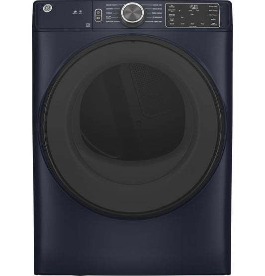 7.8 cu. ft. Smart Front Load Electric Dryer in Sapphire Blue with Sanitize Cycle, ENERGY STAR