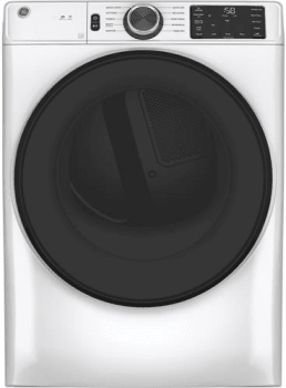 7.8 cu. ft. Smart Front Load Electric Dryer in White with Sanitize Cycle, ENERGY STAR
