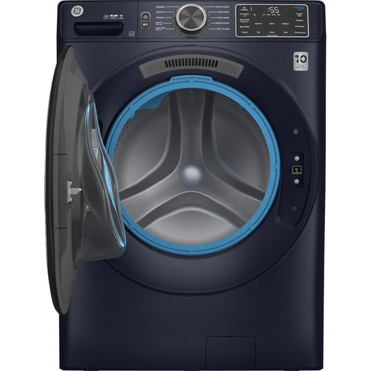 4.8 cu. ft. Smart Sapphire Blue Front Load Washer with OdorBlock UltraFresh Vent System and Sanitize with Oxi