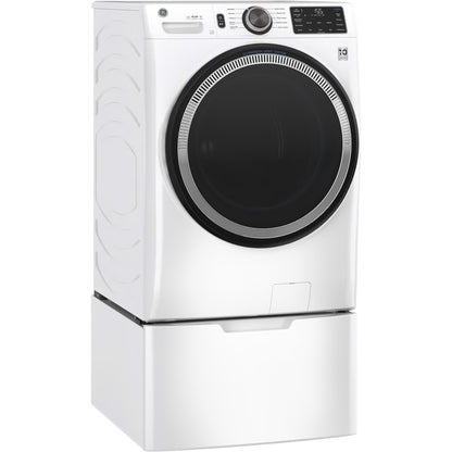 Lavadora de carga frontal inteligente blanca de 4.8 pies cúbicos con sistema de ventilación OdorBlock UltraFresh y desinfección con Oxi