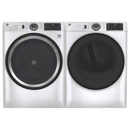 Lavadora de carga frontal inteligente blanca de 4.8 pies cúbicos con sistema de ventilación OdorBlock UltraFresh y desinfección con Oxi