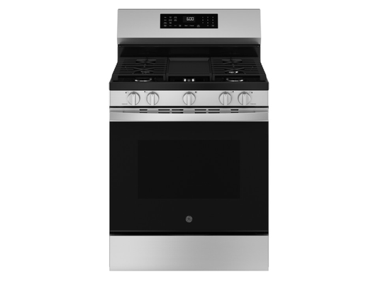 30 in. 5-Burners Smart Free-Standing Gas Convection Range with EasyWash Oven Tray And No-Preheat Air Fry