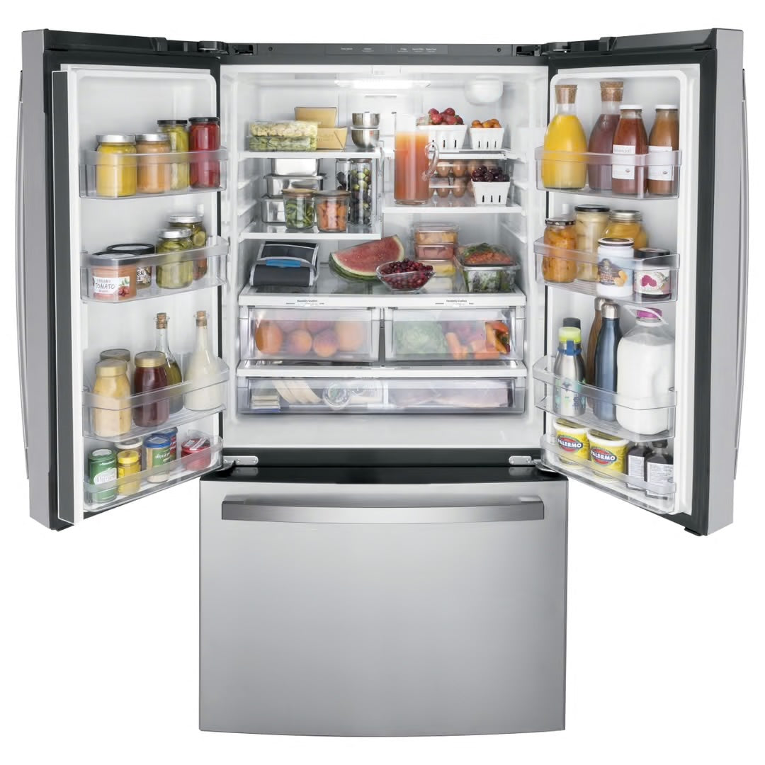 27 cu. ft. French Door Refrigerator in Fingerprint Resistant Stainless with Internal Dispenser, ENERGY STAR