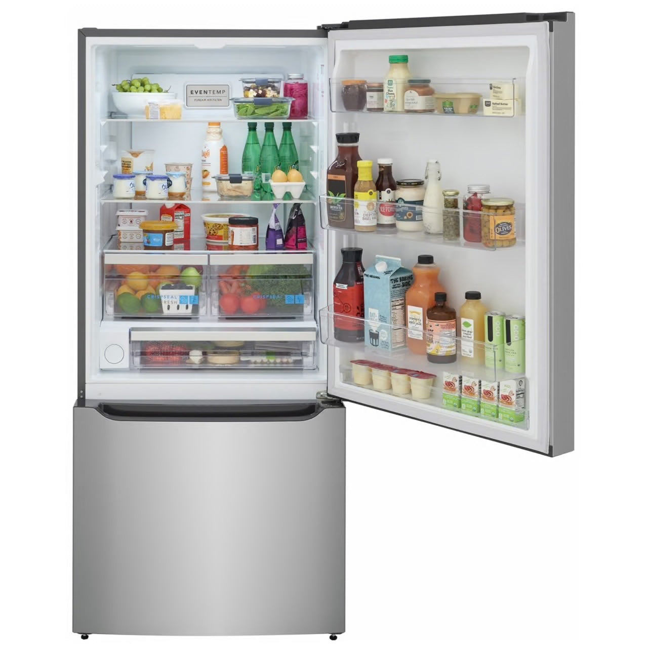 Gallery 30 in. 20.3 cu. ft. Bottom Freezer Refrigerator in Smudge-Proof Stainless Steel with Internal Water Dispenser
