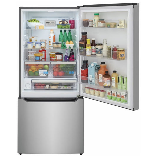 Gallery 30 in. 20.3 cu. ft. Bottom Freezer Refrigerator in Smudge-Proof Stainless Steel with Internal Water Dispenser