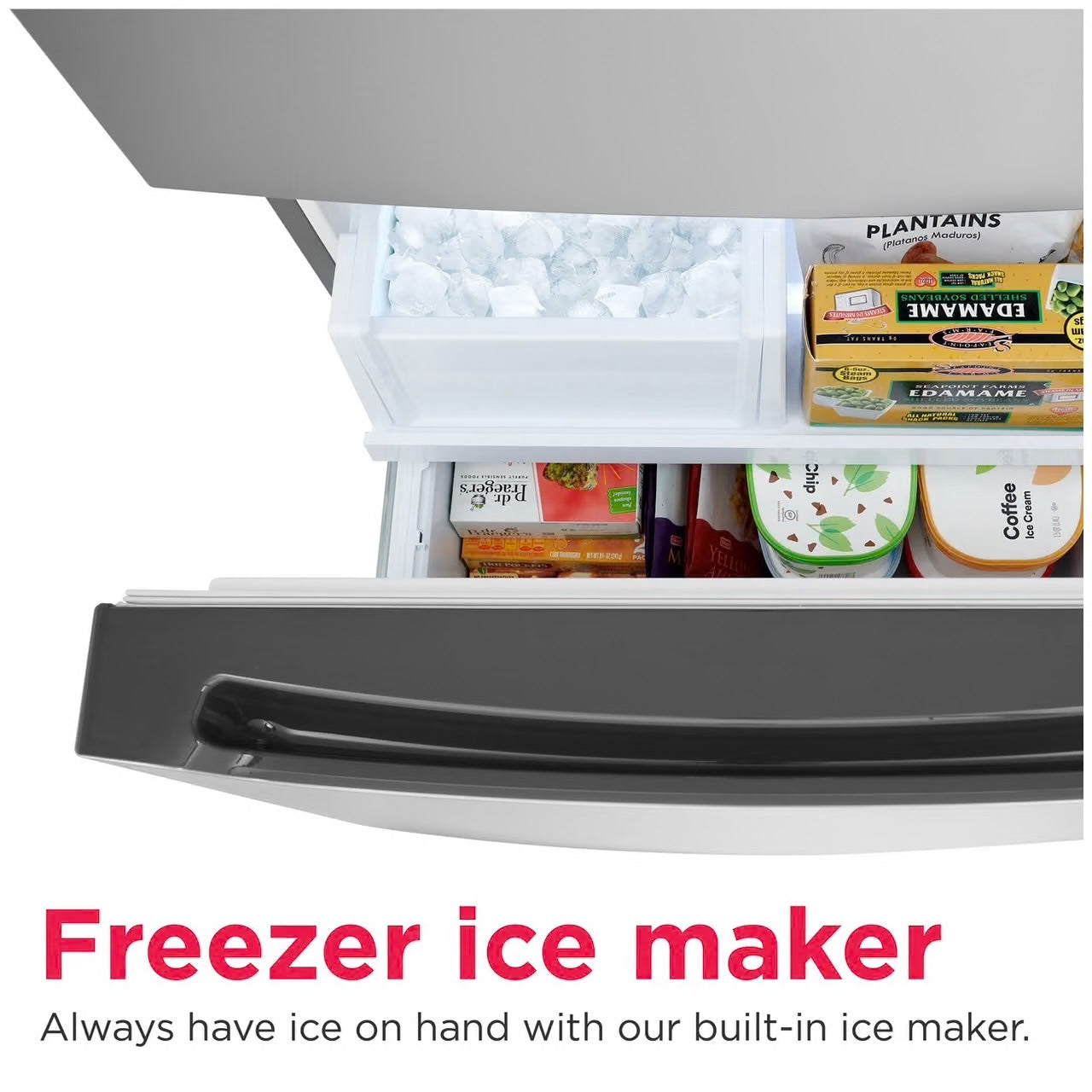Gallery 30 in. 20.3 cu. ft. Bottom Freezer Refrigerator in Smudge-Proof Stainless Steel with Internal Water Dispenser