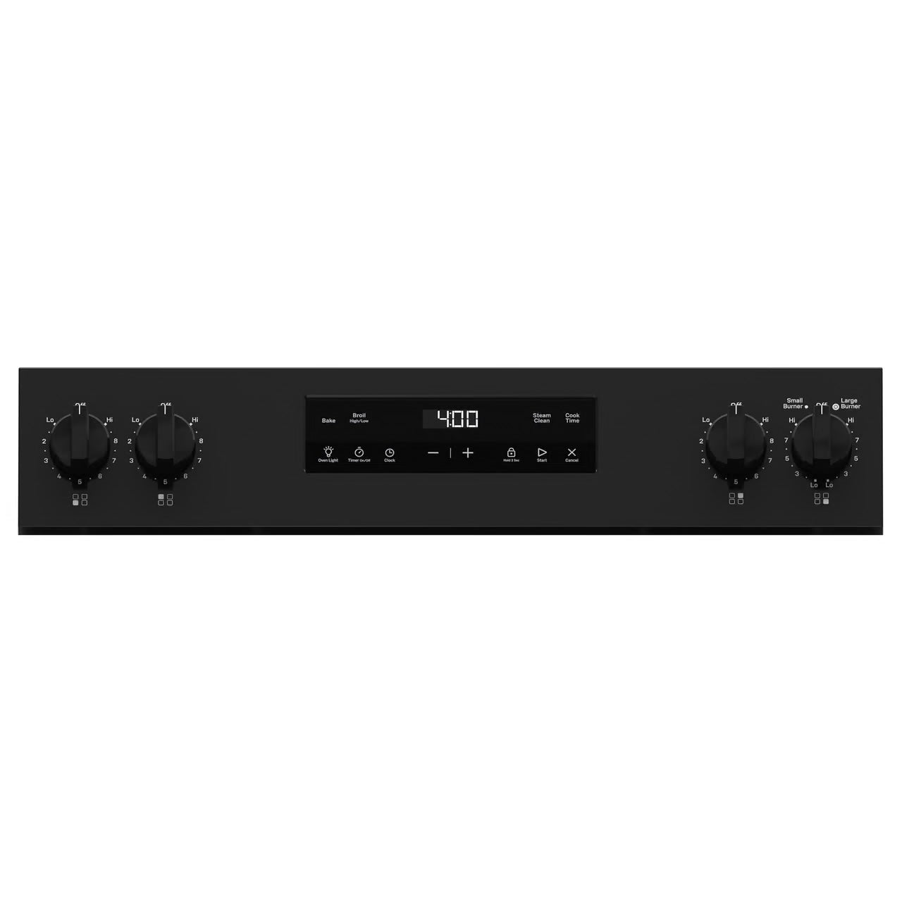 30 in. 4 Burner Element Free-Standing Electric Range in Black