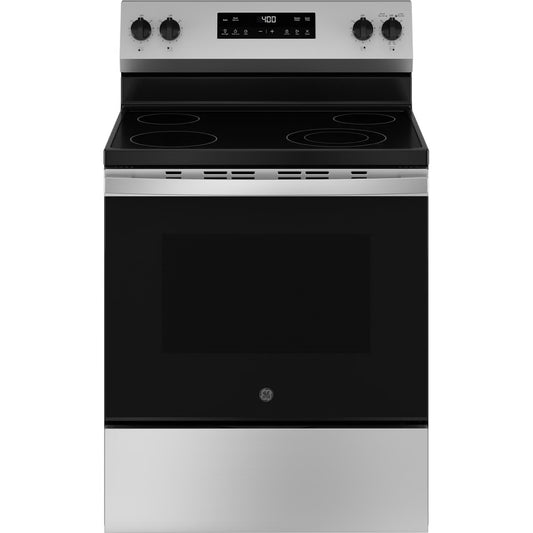 30 in. 4 Burner Element Free-Standing Electric Range in Stainless Steel