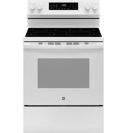 30 in. 5 Burner Element Smart Free-Standing Electric Range in Stainless w/EasyWash Oven Tray & No-Preheat Air Fry