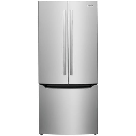 Gallery 30 in. 20 cu. ft. Standard Depth French Door Refrigerator in Stainless Steel with Internal Water Dispenser