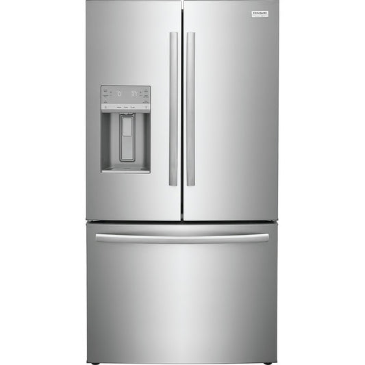 36 in. Gallery 28 cu. ft. Standard Depth French Door Refrigerator in Smudge-Proof Stainless Steel
