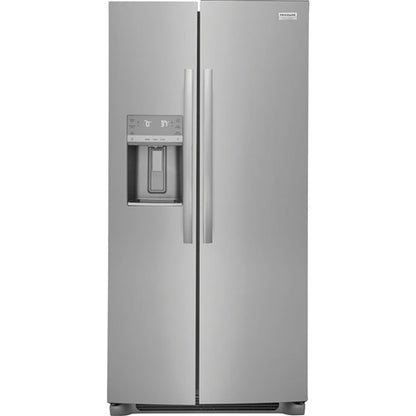 Gallery 33 in. 22.3 cu. ft. Standard Depth Side by Side Refrigerator in Smudge-Proof Stainless Steel, ENERGY STAR