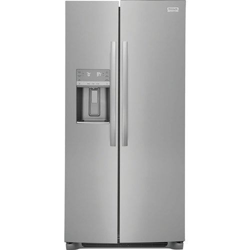 Gallery 33 in. 22.3 cu. ft. Standard Depth Side by Side Refrigerator in Smudge-Proof Stainless Steel, ENERGY STAR
