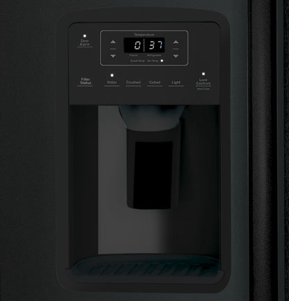 25.3 cu. ft. Side-by-Side Refrigerator, Standard Depth
