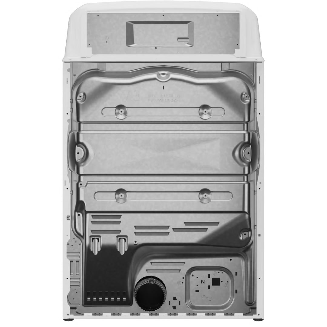 7.2 cu. ft. vented Electric Dryer in White with Auto Dry and 120ft Venting