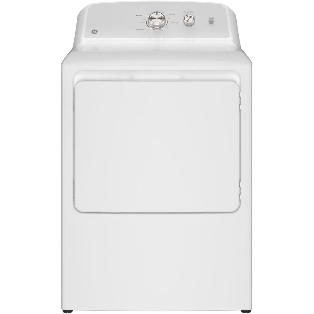 7.2 cu. ft. vented Electric Dryer in White with Auto Dry and 120ft Venting