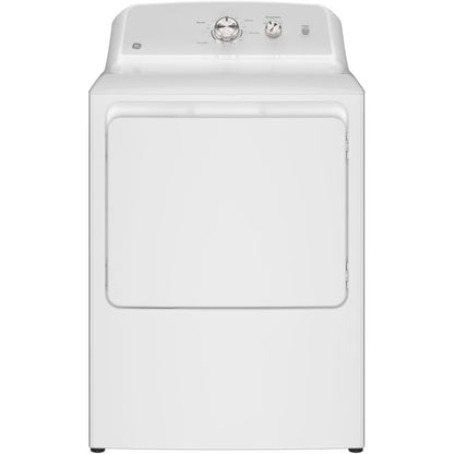 Secadora eléctrica ventilada de 7,2 pies cúbicos en color blanco con secado automático y ventilación de 120 pies
