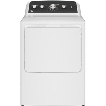 Secadora eléctrica ventilada de 7.2 pies cúbicos en color blanco con secado automático y rotación prolongada