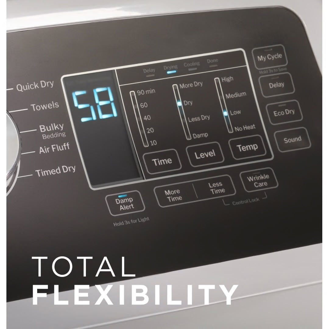 7.4 cu. ft. vented Front Load Electric Dryer in Diamond Gray with Sensor Dry