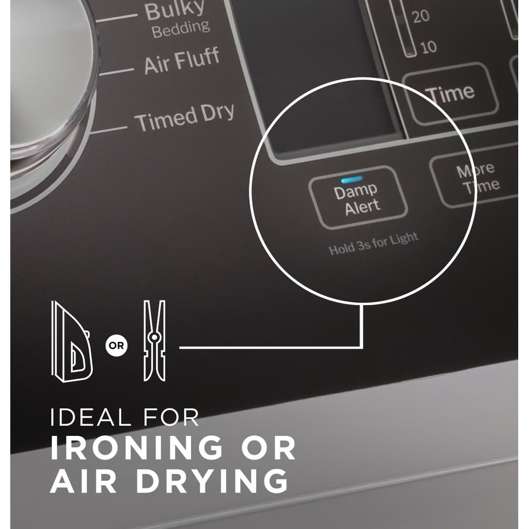 7.4 cu. ft. vented Front Load Electric Dryer in Diamond Gray with Sensor Dry