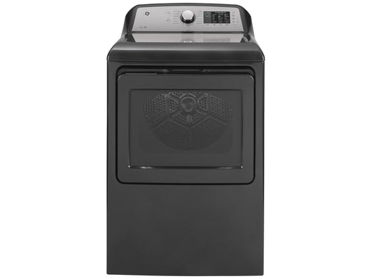 7.4 cu. ft. 240-Volt Diamond Gray Electric Vented Dryer with Sanitize Cycle, ENERGY STAR