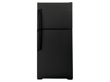 21.9 cu. ft. Top Freezer Refrigerator in Black, Garage Ready