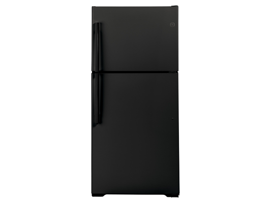 21.9 cu. ft. Top Freezer Refrigerator in Black, Garage Ready