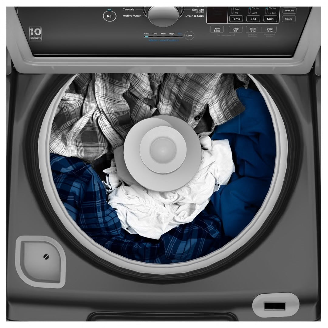 4.5 cu. ft. Water Level Control Top Load Washer in Diamond Gray