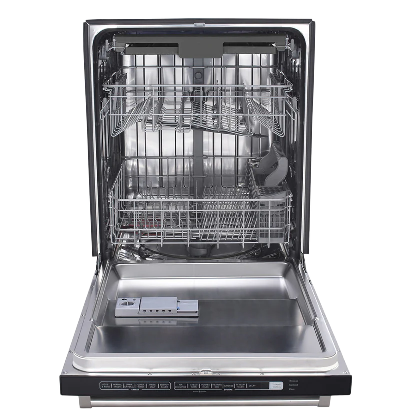 24-in Top Control Built-in Dishwasher With Third Rack ( Stainless steel ) , 45-Decibel Very Quiet Sound Level