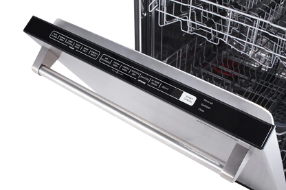 24-in Top Control Built-in Dishwasher With Third Rack ( Stainless steel ) , 45-Decibel Very Quiet Sound Level