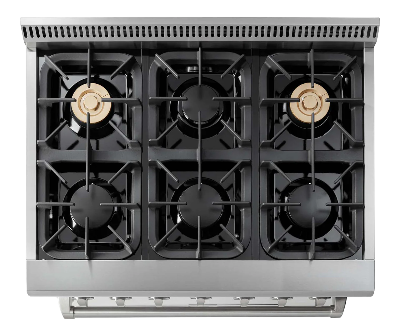 36-in Standard 6 burners Convection Oven Freestanding Dual Fuel Range (Stainless Steel)