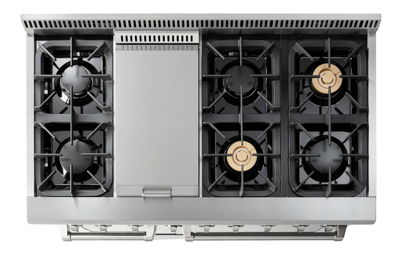 48 Inch Dual Fuel Range in Stainless Steel - Professional