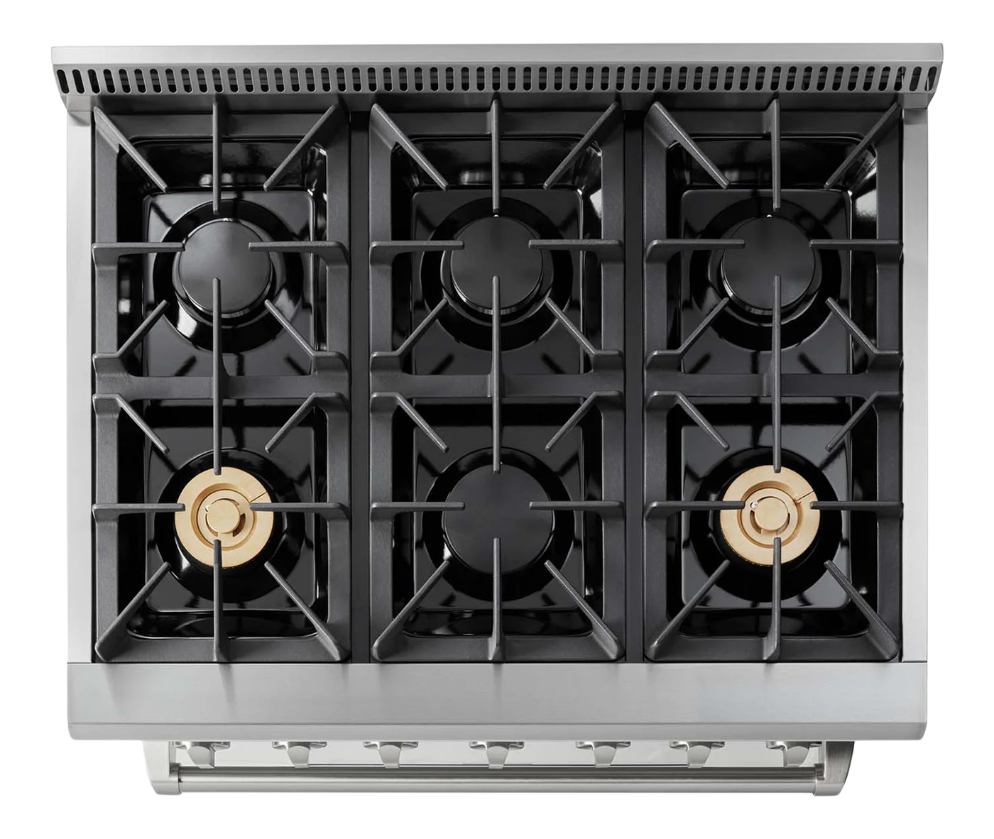 36-in 6 burners 5.2-cu ft Freestanding Natural Gas Range ( Stainless Steel )