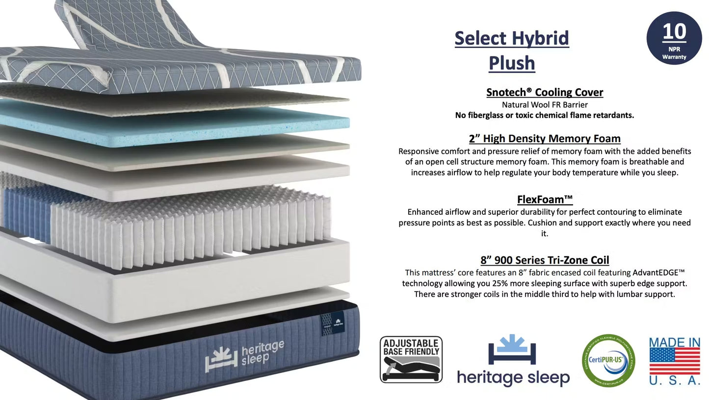Heritage Sleep - Autograph Collection - Select Hybrid Plush