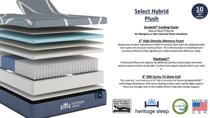 Heritage Sleep - Colección Autograph - Felpa híbrida selecta 