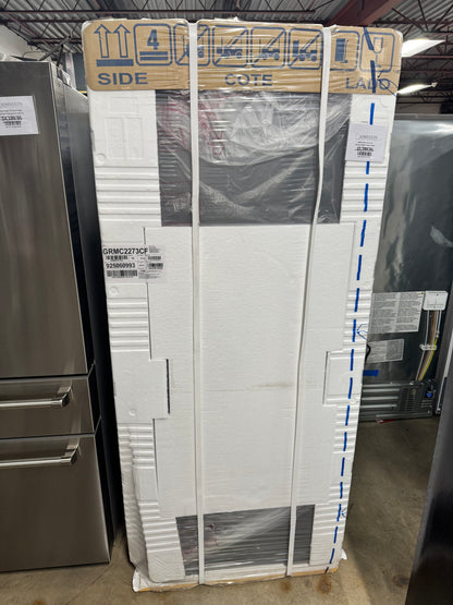 Gallery 36 in. 22 cu. ft. Counter-Depth 4-Door French Door Refrigerator in Smudge-Proof Stainless Steel OUTLET
