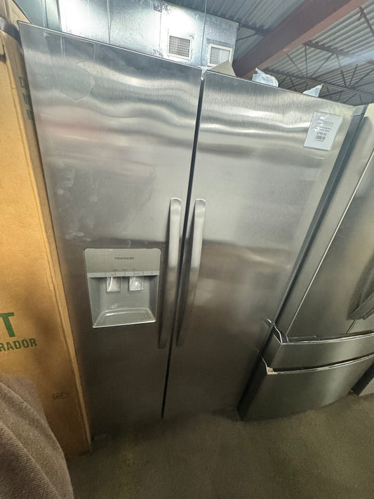 26 cu. ft. Standard Depth Side by Side Refrigerator in Stainless OUTLET