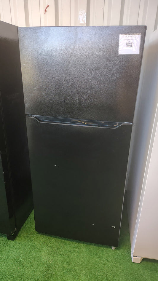 Conservator 30 in. 18.1 cu. ft. Top Freezer Refrigerator, Energy Star, Frost Free Design, Adjustable Shelves, Reversible Door, Black OUTLET