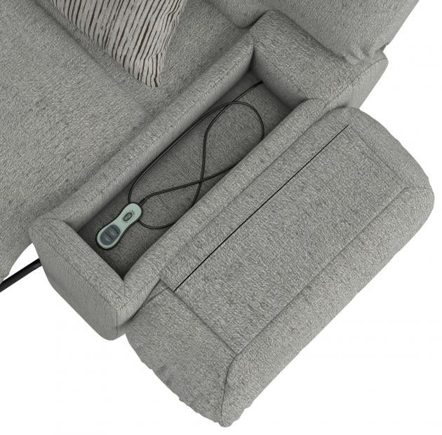 Quinn 3 PC Power Sectional w/Heat & Massage