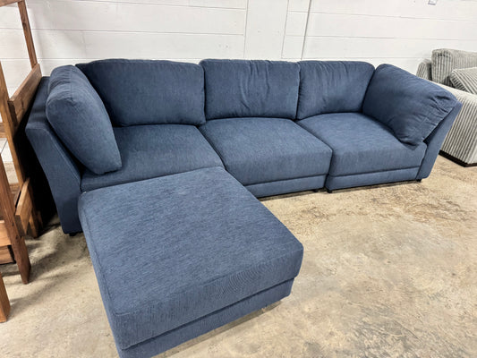 Summit Navy Sectional OUTLET