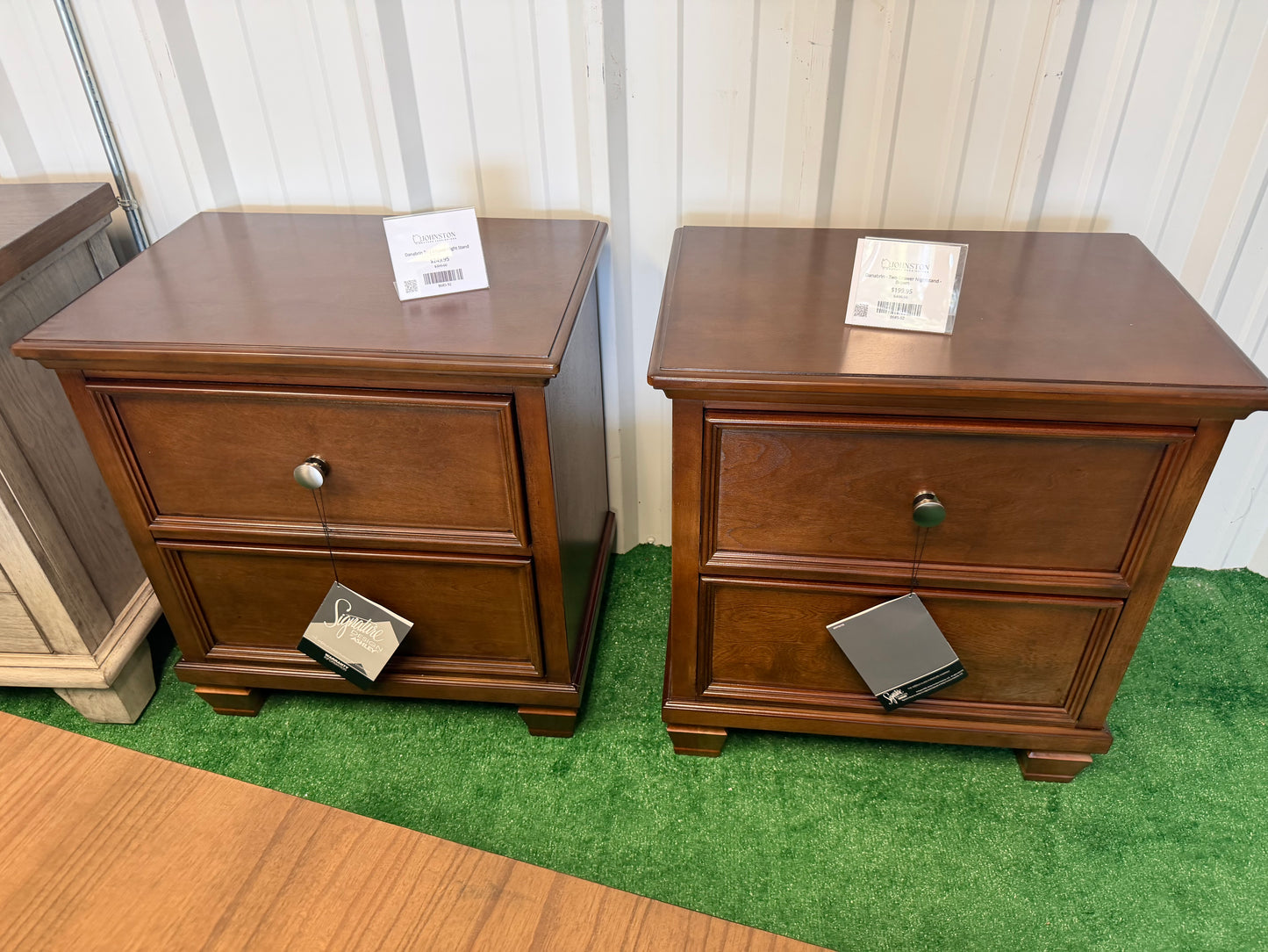 Danabrin - Two Drawer Nightstand OUTLET