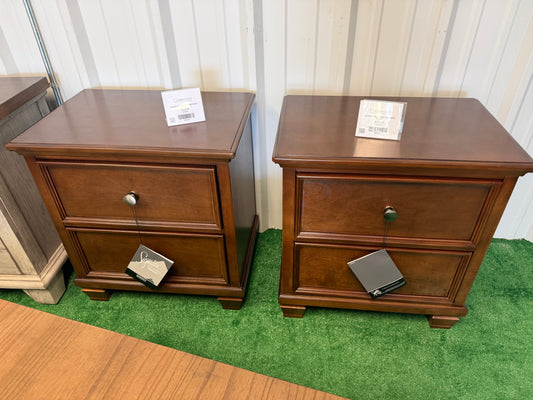 Danabrin - Two Drawer Nightstand OUTLET