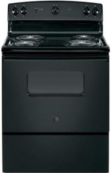 30 in. 4 Burner Element Free-Standing Electric Range in Black