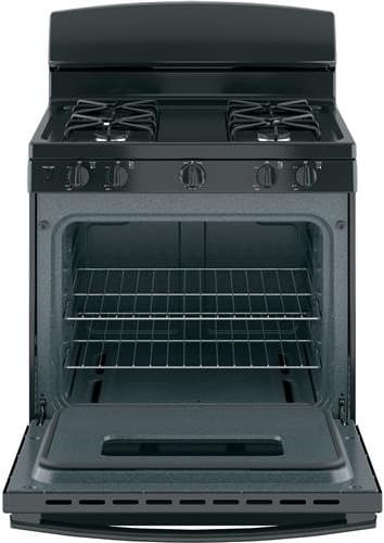30 in. 4.8 cu. ft. Freestanding Gas Range in Black